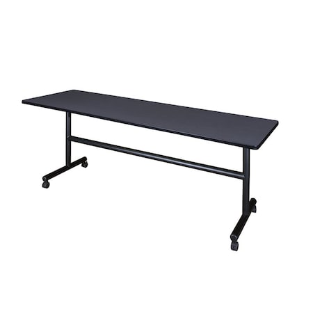 Kobe Rectangle Training Table, 84" W, 29" H, Gray MKFT8424GY
